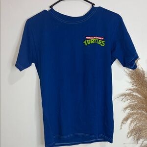 Nickelodeon Blue Teenage Mutant Ninja Turtles Logo Tee